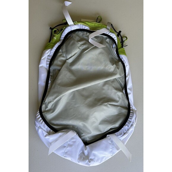 NWT ABS Snowmobile 22 Zip-off Bag For Base Unit Backpack White And Green - Picture 3 of 11